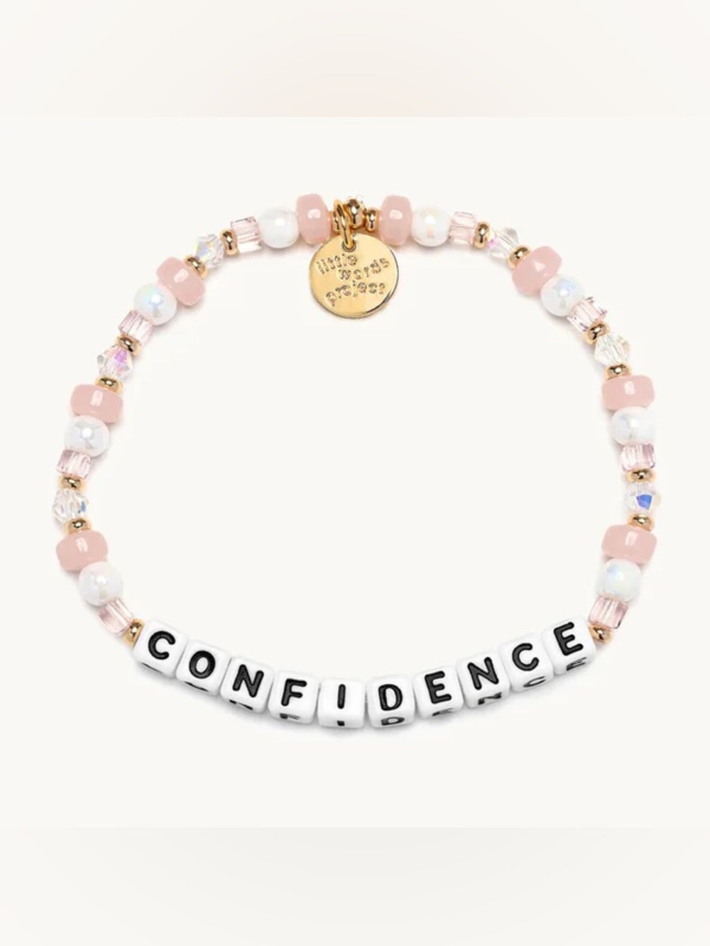 LITTLE WORDS PROJECT Rose Blush “Confidence” Bracelet